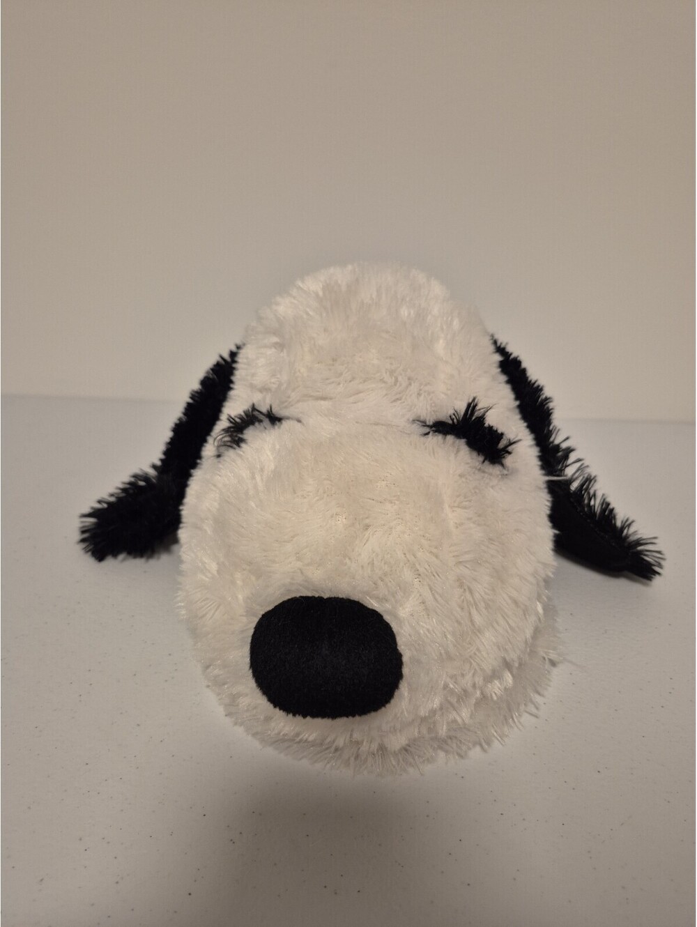 Peanuts Snoopy Dog Plush Head Zipper Zip Up CD DVD Discs Holder Case Storage